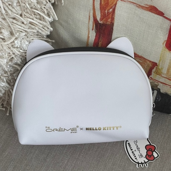 NWT Hello Kitty + Lokai Duo | Sanrio Cosmetic Bag/Makeup Pouch | Energy Bracelet - Picture 3 of 7